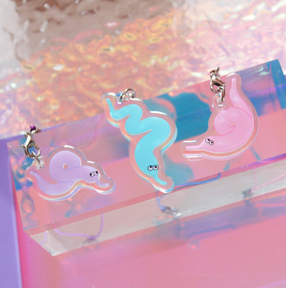 Worm on a string Phone Charm