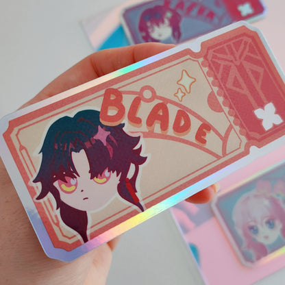 Honkai StarRail sticker - Dan Heng, Kafka, Blade, March 7th