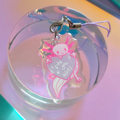 Axolotl Phone Charm