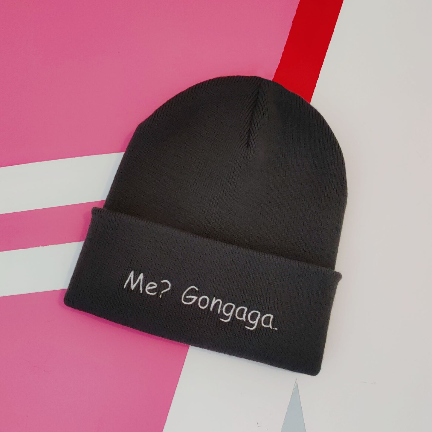 Me? Gongaga. Comic Sans beanie