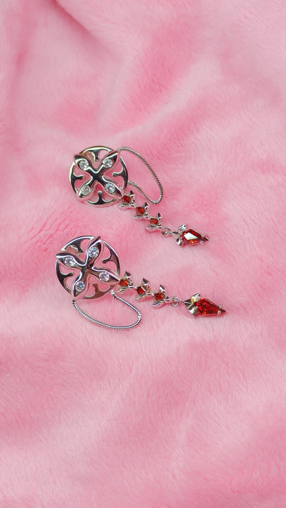 Fatui Earrings - Red