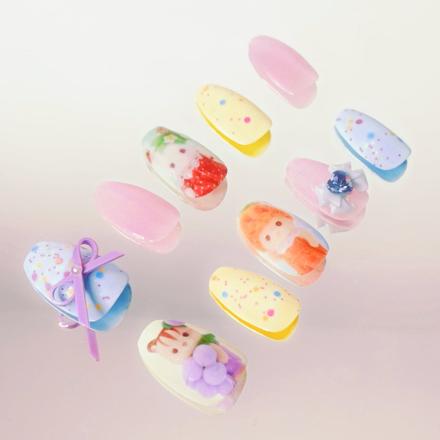 Sylvanian families Press on nails