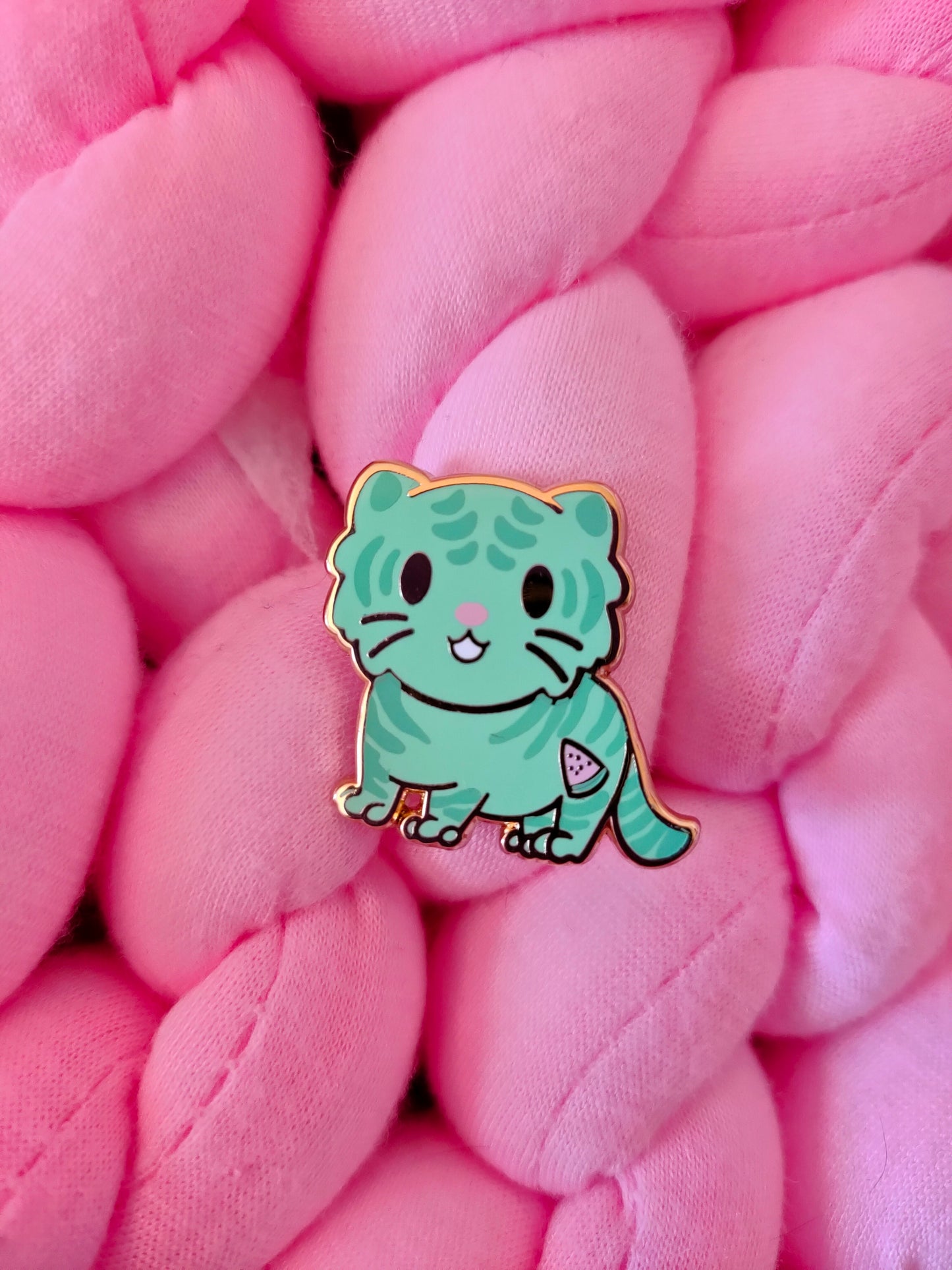 Watermelon Tiger Pin