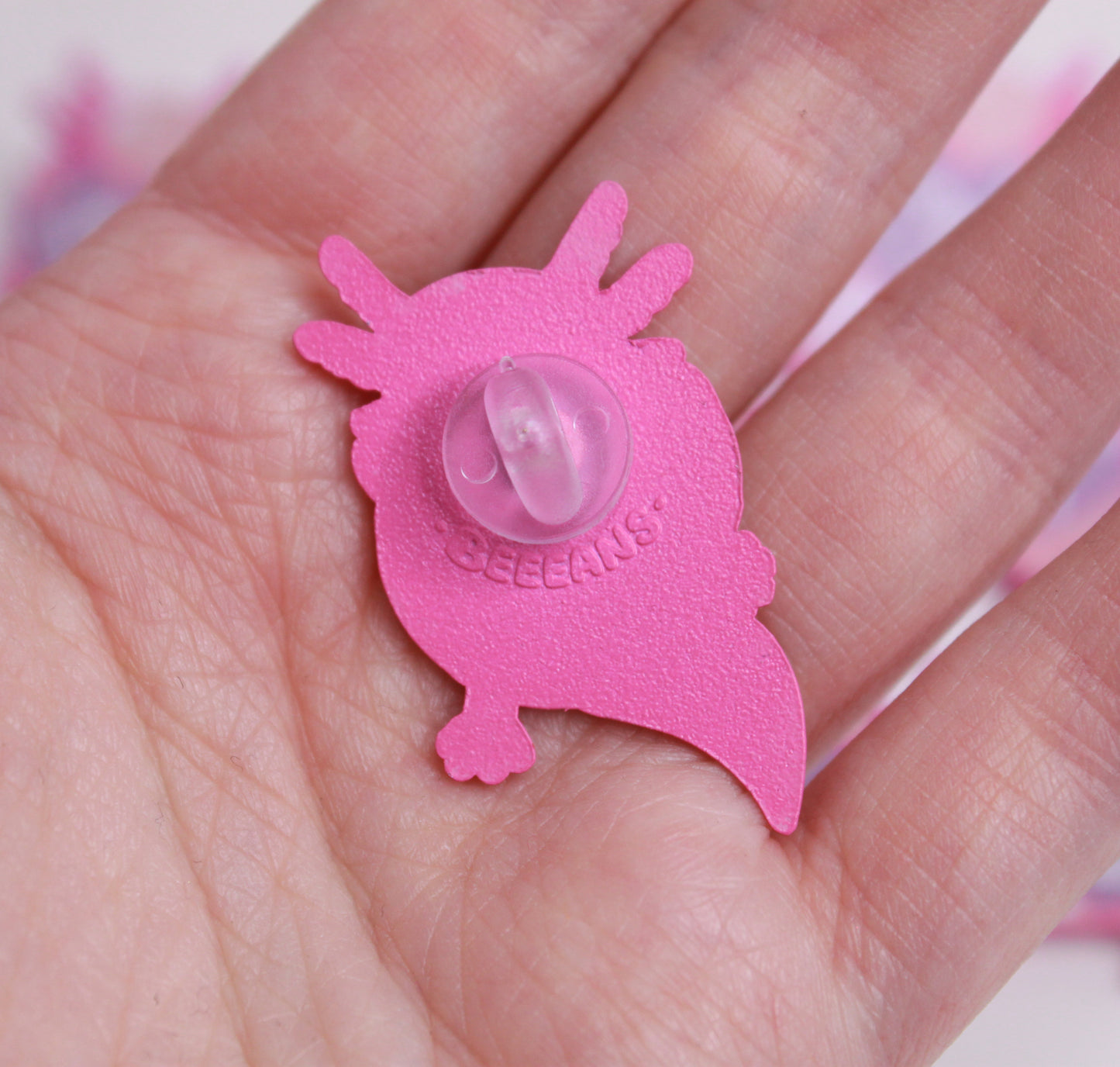 "I like you alotl" Axolotl Pin